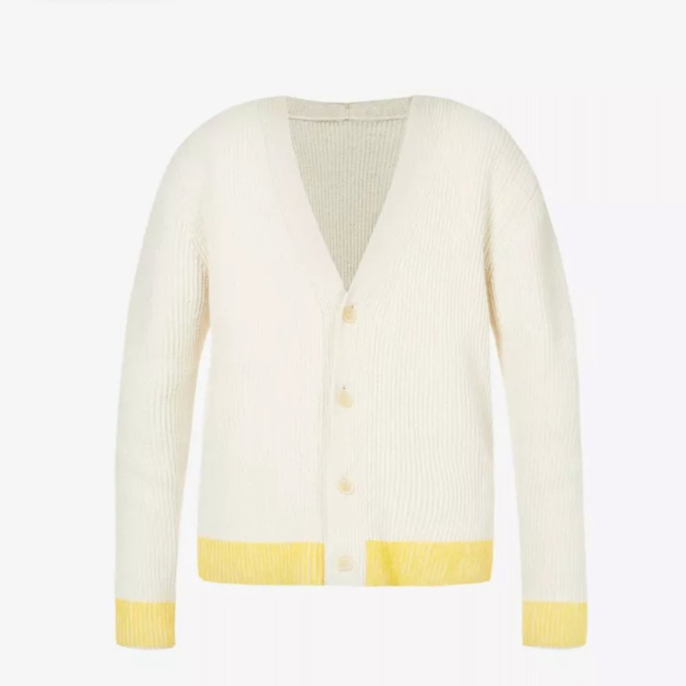JACQUEMUS Le Cardigan Limone — MENS Small